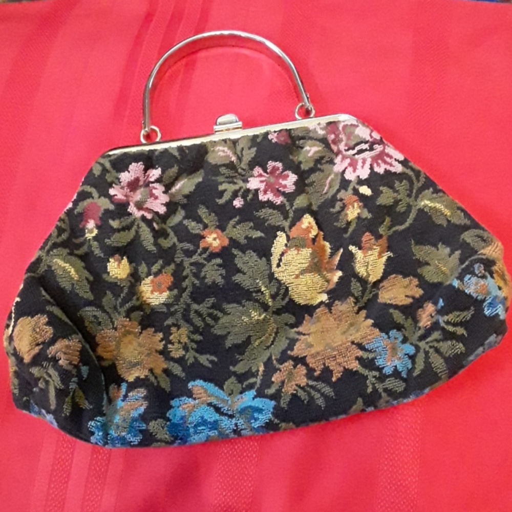 Vintage carpet bag